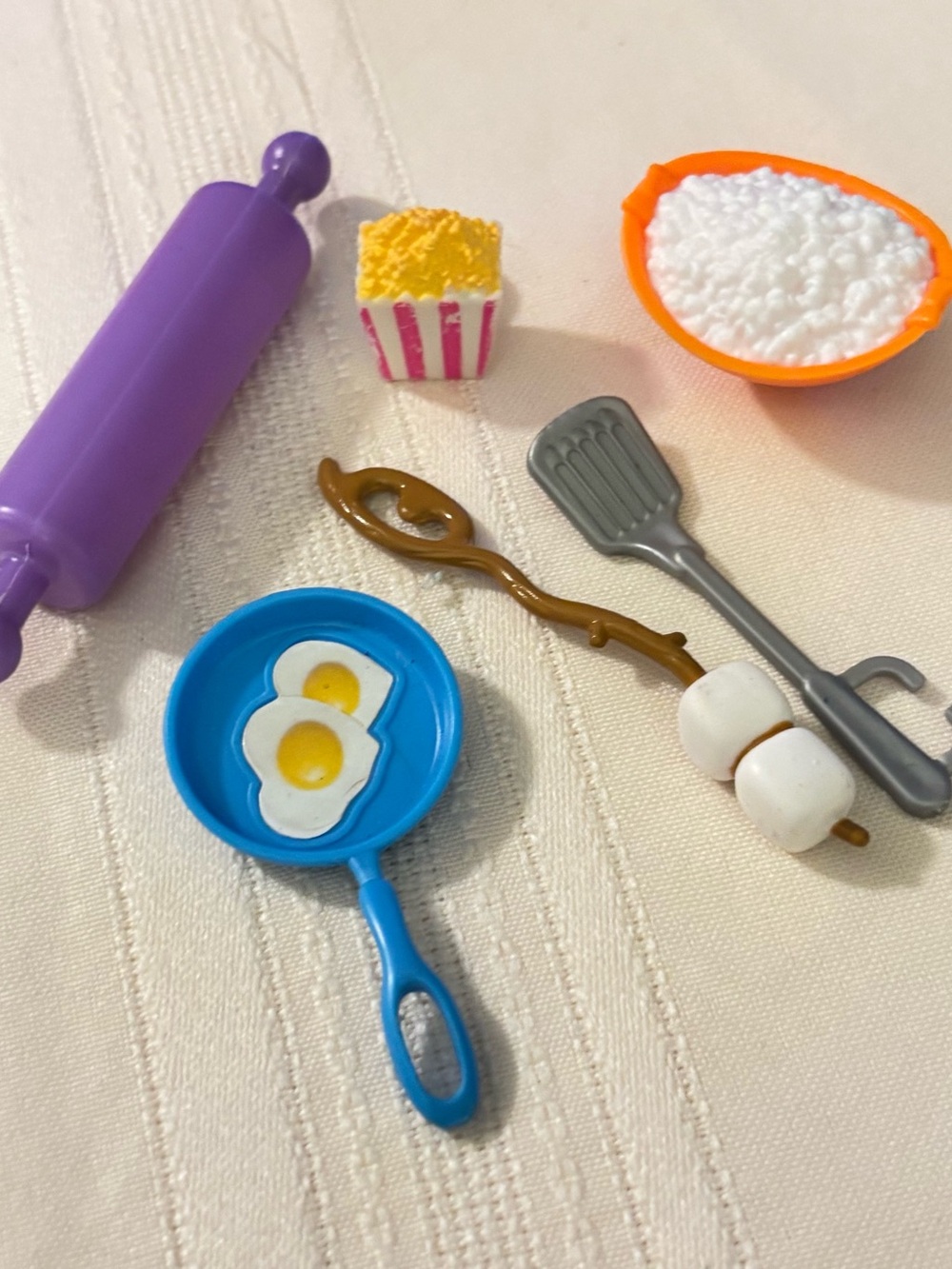 Barbie kitchen and camping accessories